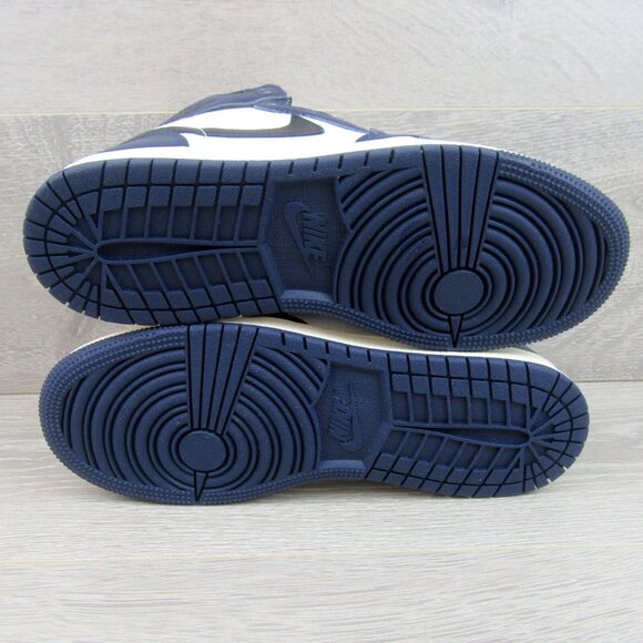 Air Jordan 1 Retro High OG "Midnight Navy" Sneakers GS Size 6.5Y NEW - Picture 12 of 14